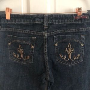 Underground Soul jeans w/embroidered pockets
